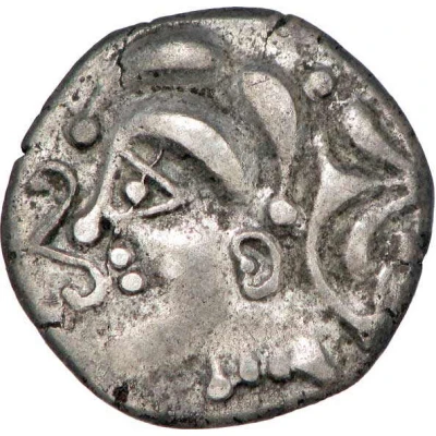 Drachm with triangular head 100 BC - 40 BC front