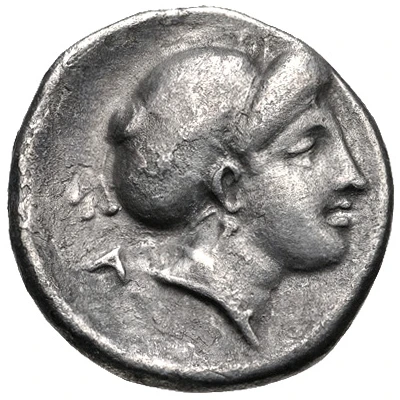 Drachm 350 BC - 300 BC back