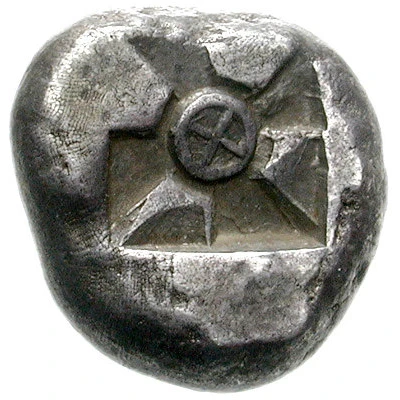 Drachm 480 BC - 460 BC back