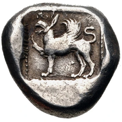 Drachm 490 BC - 470 BC back