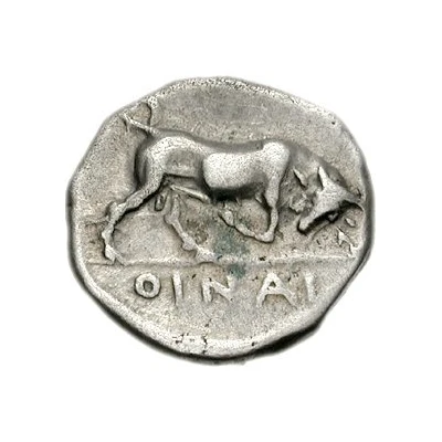 Drachm 400 BC - 300 BC back