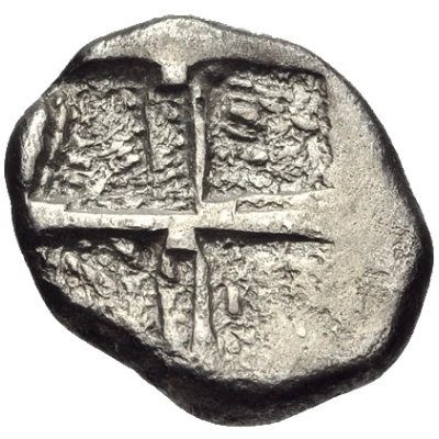 Drachm 400 BC - 380 BC back