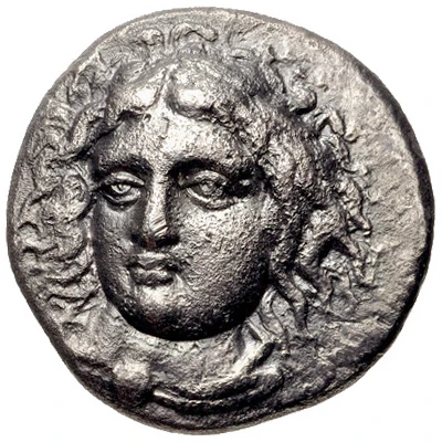 Drachm 380 BC - 360 BC front