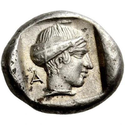 Drachm 411 BC - 404 BC back