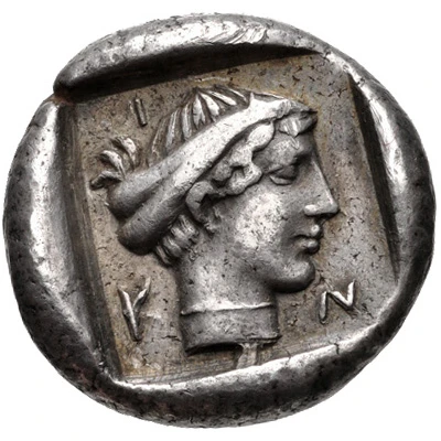 Drachm 411 BC - 404 BC back