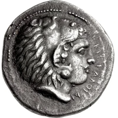 Drachm 307 BC - 305 BC front