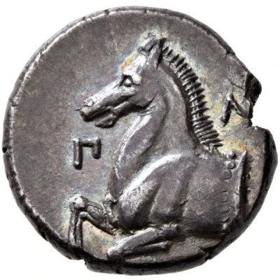 Drachm 398 BC - 385 BC front