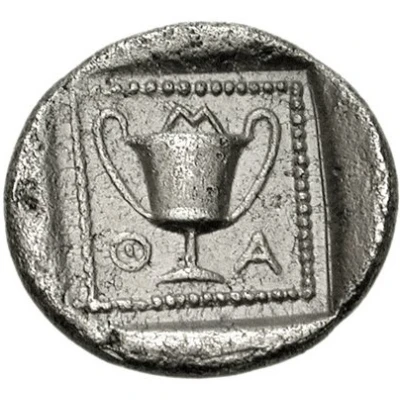 Drachm 450 BC - 379 BC back