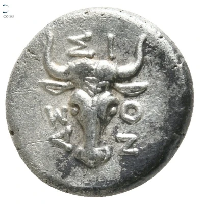 Drachm 400 BC - 300 BC back