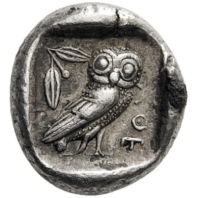 Drachm 467 BC - 465 BC back