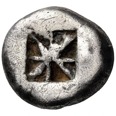 Drachm 550 BC - 525 BC back