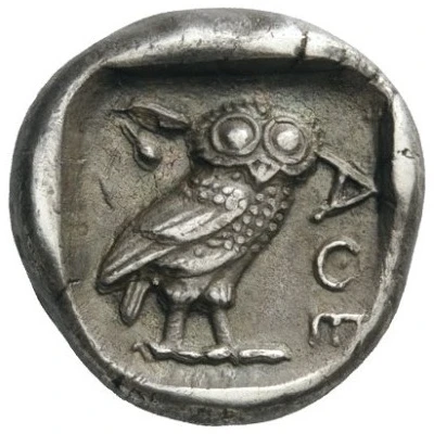 Drachm 430 BC - 420 BC back