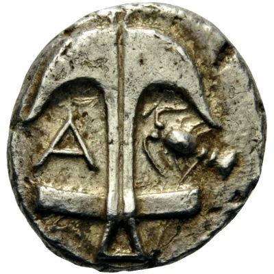 Drachm 450 BC - 400 BC back