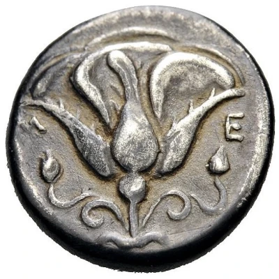 Drachm 375 BC - 325 BC back