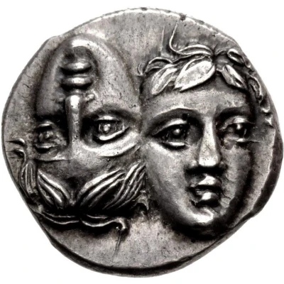 Drachm 340 BC - 313 BC front