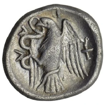 Drachm 338 BC - 308 BC back