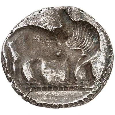 Drachm 550 BC - 510 BC back