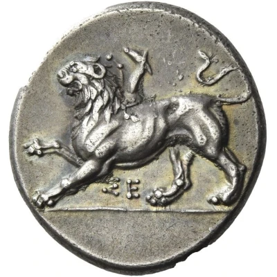 Drachm 340 BC - 335 BC front