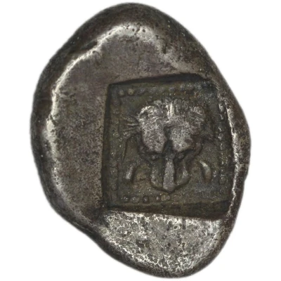 Drachm 526 BC - 520 BC back