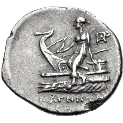 Drachm 168 BC - 140 BC back