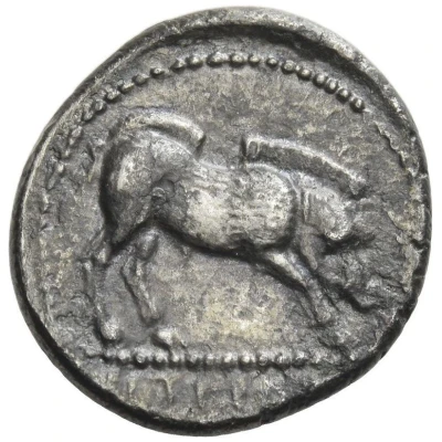 Drachm 420 BC - 360 BC back