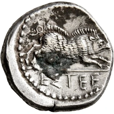 Drachm 420 BC - 360 BC back