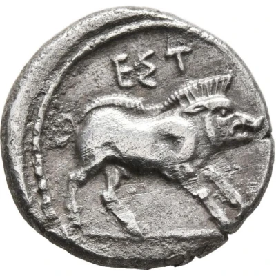 Drachm 420 BC - 360 BC back