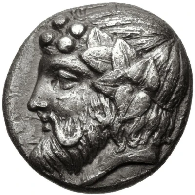 Drachm 390 BC - 335 BC front