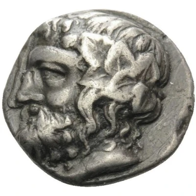 Drachm 390 BC - 335 BC front