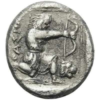 Drachm 411 BC - 340 BC back