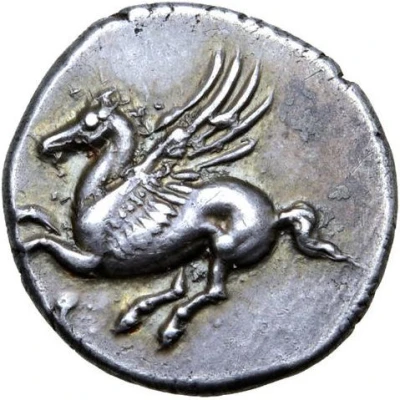 Drachm 308 BC - 307 BC front