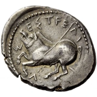 Drachm 420 BC - 360 BC back