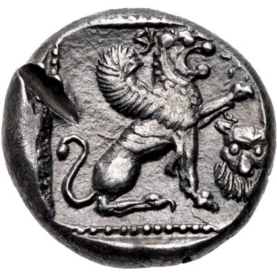 Drachm 450 BC - 333 BC back