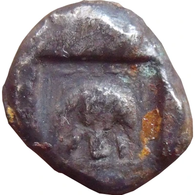 Drachm 530 BC - 526 BC back