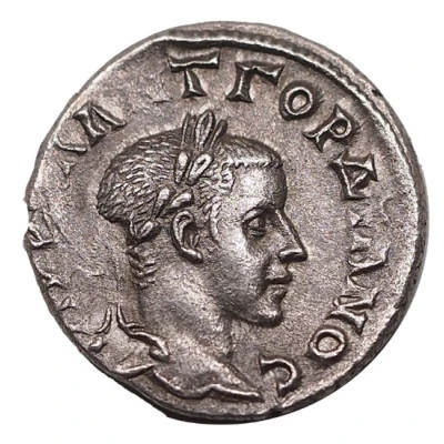 Drachma - Gordianus III ΜΗΤΡΟ ΚΑΙC Β Ν, EΤ Δ front