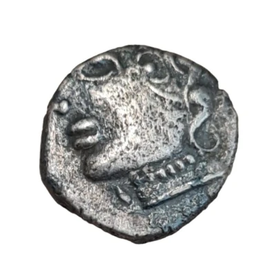 Drachme "style à la tête négroïde", type hybride 200 BC - 100 BC front