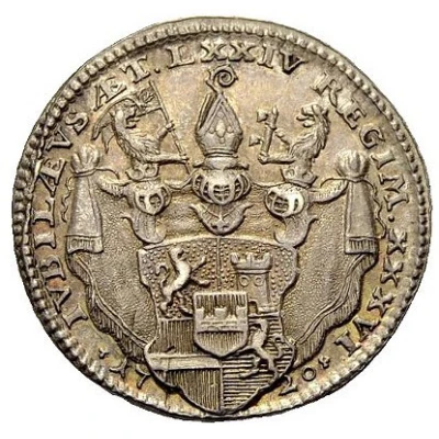 Ducat - Placidus von Zurlauben silver trial back