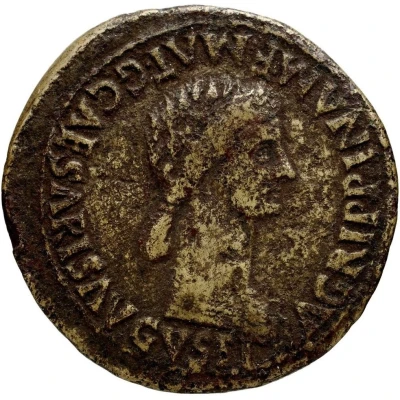 Dupondius - Agrippina I SCIPIONE ET MONTANO II VIR C C A front