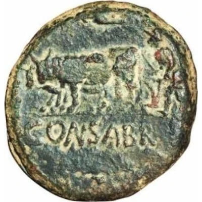 Dupondius - Augustus CONSABR 27 BC - 14 AD back