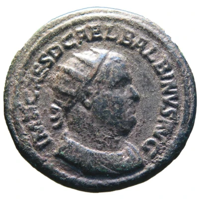 Dupondius - Balbinus IOVI CONSERVATORI S C; Jupiter front