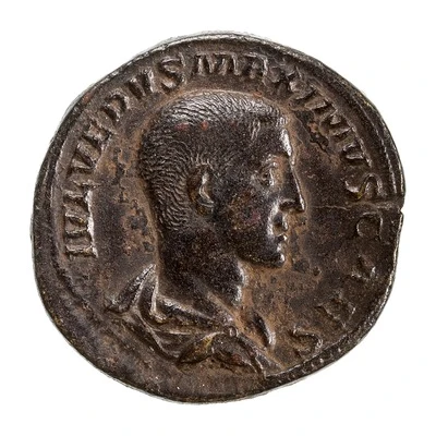 Dupondius - Gaius Julius Verus Maximus PIETAS AVG S C front