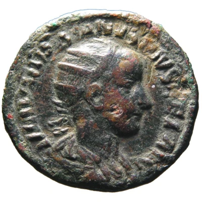 Dupondius - Gordian III CONCORDIA MILIT AVG S C; Concordia front