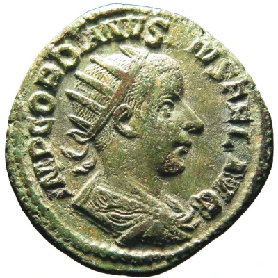 Dupondius - Gordian III FELICITAS AVG S C; Felicitas front