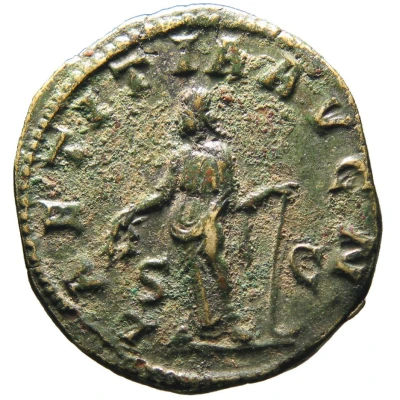 Dupondius - Gordian III LAETITIA AVG N S C; Laetitia back