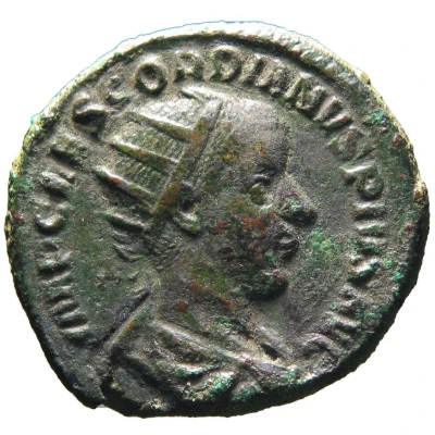 Dupondius - Gordian III LIBERALITAS AVG II S C; Liberalitas front