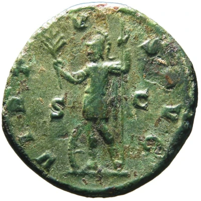 Dupondius - Gordian III VIRTVS AVG S C; Virtus back