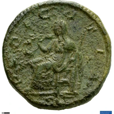 Dupondius - Julia Maesa PVDICITIA S C; Pudicitia back