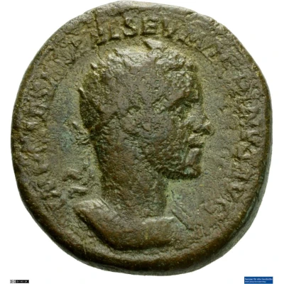 Dupondius - Macrinus ANNONA AVG S C; Annona front