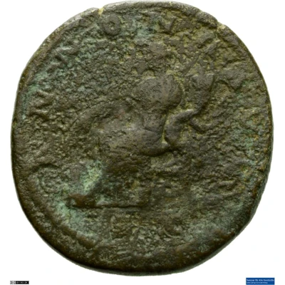 Dupondius - Macrinus ANNONA AVG S C; Annona back