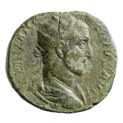 Dupondius - Maximinus Thrax SALVS AVGVSTI S C; Salus front
